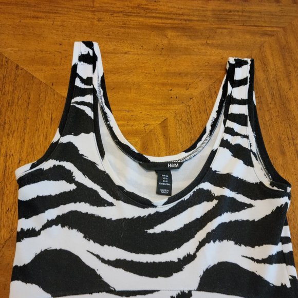 H&M Zebra Print Pullover Dress - Picture 4 of 12